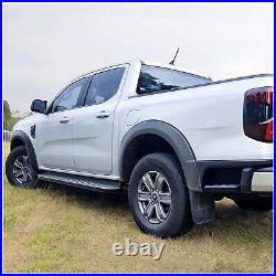 For Ford Ranger 2023+ XL XLT Wide Wheel Arches Extensions Body Kit Matte Black