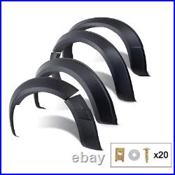 For Ford Ranger 2023+ XL XLT Wide Wheel Arches Extensions Body Kit Matte Black