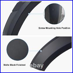 For Ford Ranger 2023+ XL XLT Wide Wheel Arches Extensions Body Kit Matte Black