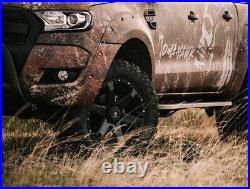 For Ford Ranger 6x139.7 Tomahawk Chinook 20 8.5j Matte Black Wheel & Yokohama