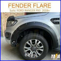 For Ford Ranger PX3 Wildtrak 2018-2021 Fender Flares Wheel Arch matt black 6pcs