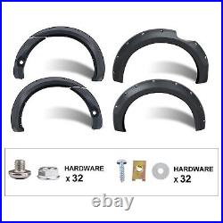 For Ford Ranger T8 2019-2022 Matte Black Wheel Arches Extensions Kit PARK ASSIST