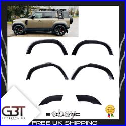 For Land Rover Defender Wheel Arches Matte Black Fender Flare Trims 110 L663 20+