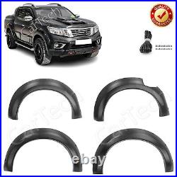For Nissan Navara D23 Np300 Matte Black Wide Wheel Arc Set Fender Flares 14-2020