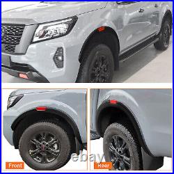 For Nissan Navara Np300 D23 2015-2023 Matte Black Wheel Arch Fender Flares Kit