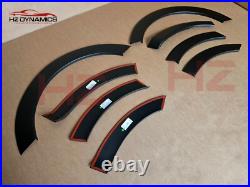 For Renault Trafic 2022+ Wheel Arch Trims Matte Black Fender Flares Upgrade Uk