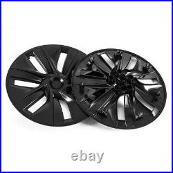 For Tesla Model Y 20-23 Matte Black 19 Wheel Cover Hubcaps Rim Cover 4PCS/Set A