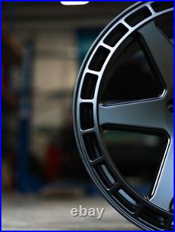 For Vw T5 T6 Supermetal Charger Matte Black 20 9j 5x120 Load Rated Alloy Wheel
