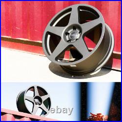 For Vw T5 Transporter Calibre Fives Matte Black 20 Load Rated Tyres Alloy Wheel