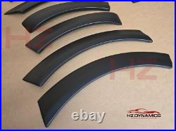 For Vw Transporter T6.1 2019-2021 Wheel Arch Trims 8 Pieces Matte Black Bodykit