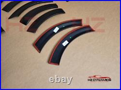 For Vw Transporter T6.1 2019-2021 Wheel Arch Trims 8 Pieces Matte Black Bodykit