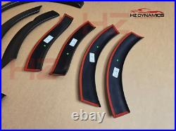 For Vw Transporter T6.1 2019-2021 Wheel Arch Trims 8 Pieces Matte Black Bodykit