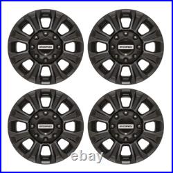 Ford Racing For M-1007K-1808SD Super Duty 18x8 Matte Black Wheel Kit