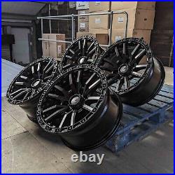 Ford Ranger 17 Alloy wheels Lenso Valor Satin Black L200 Hilux