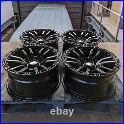 Ford Ranger 17 Alloy wheels Lenso Valor Satin Black L200 Hilux