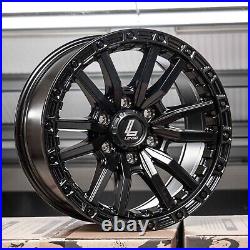 Ford Ranger 17 Alloy wheels Lenso Valor Satin Black L200 Hilux