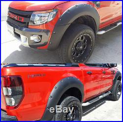 Ford Ranger T6 12 13 14 Black Workmate Fender Flare Flares Wheel Arch Arches 7