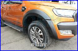 Ford Ranger T6 2016 on Double Cab EGR Wheel Arches 6PC Set in MATTE BLACK