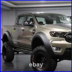 Ford Ranger T6-T7-T8 Matte Black Big (Jumbo) Fender Flares Wheel Arch Extension