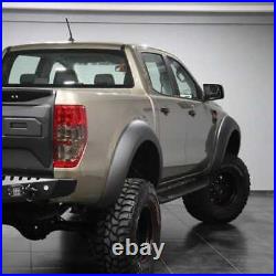 Ford Ranger T6-T7-T8 Matte Black Big (Jumbo) Fender Flares Wheel Arch Extension