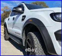 Ford Ranger Wide Wheel Arch kit T7 T8 2015-2022 Matte Black with reflectors