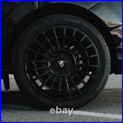 Ford Transit Custom 18x8 Predator Iconic Matte Black Alloy Wheel