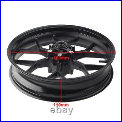 Fornt Wheel Rim Fit Honda CBR1000RR 2012-2016 &SP 2012-2016 Aluminum Matte Black