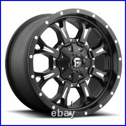 Fuel 1pc D517 Krank 18x9 8/170 Et1 Cb125.1 Black Alloy Wheels X1