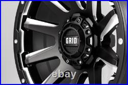 GRID WHEELS GD0520090550F1510 Wheel GD05 20\' x 9\' Matte Black With Milled Acc