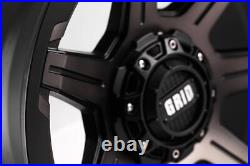GRID WHEELS GD0620090237D0008 Wheel GD06 20\'x 9\' Matte Black Machined Face Wi