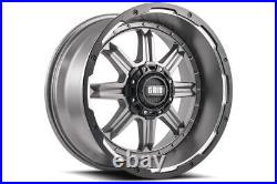 GRID WHEELS GD1020100237A206 Wheel GD10 20\' x 10\' Matte Anthracite With Black