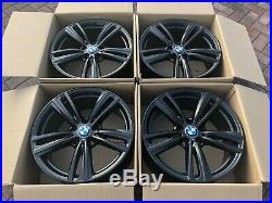 Genuine 19 Bmw 3 Series M Sport Wheels Black F30 F32 4 442m 7846780 7846781