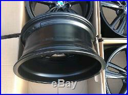 Genuine 19 Bmw 3 Series M Sport Wheels Black F30 F32 4 442m 7846780 7846781