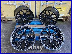 Genuine Aluwerks Xt1 Vw T6 Sportline Alloy Wheels 19 Black Satin Vivaro Trafic