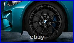 Genuine BMW 763M M3 M4 Wheel and Tyre Set Matt Black M Performance 36112449763