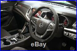 Genuine Holden HSV VF GTSR W1 Alcantara Steering Wheel Flat Bottom Red Stitch Ma