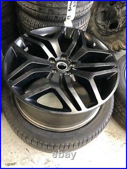 Genuine Land Rover Range Rover Sport 22 Inch Alloy Wheel Powder Coat Matt Black