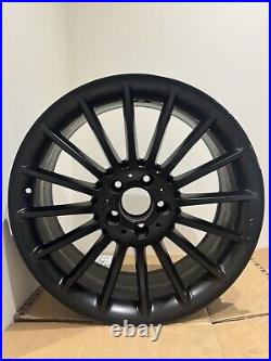 Genuine Mercedes Benz C63 AMG 19 Front Wheel in Matte Black C63 AMG Alloy