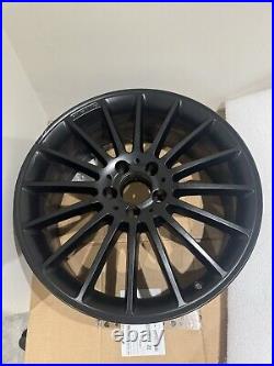 Genuine Mercedes Benz C63 AMG 19 Front Wheel in Matte Black C63 AMG Alloy