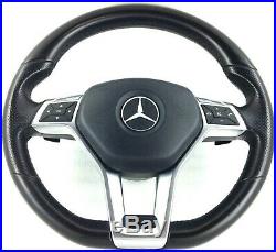 Genuine Mercedes W204 AMG paddle shift steering wheel complete with airbag. 1A
