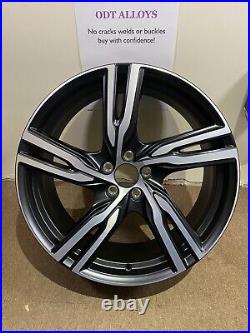 Genuine Volvo S90 V90 20 R Design Alloy Wheel Matte Black Diamond Cut 31660195