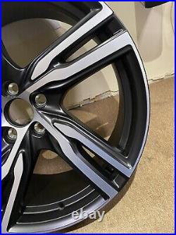 Genuine Volvo S90 V90 20 R Design Alloy Wheel Matte Black Diamond Cut 31660195