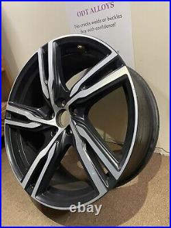 Genuine Volvo S90 V90 20 R Design Alloy Wheel Matte Black Diamond Cut 31660195