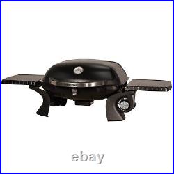 George Foreman Gas BBQ Black Stainless Steel Portable with Trolley GFSBBQ1TR