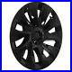 (Glossy Black) Wheel Fully Wrap Rim 4 Pcs 18in Automobile Hubcap Matte