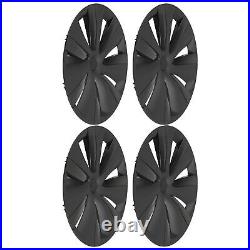 Hub Caps 19 Inch 4pcs Matte Black And Light Black Wheel Cover ABS Easy Install