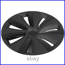 Hub Caps 19 Inch 4pcs Matte Black And Light Black Wheel Cover ABS Easy Install