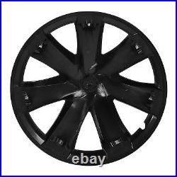 Hubcap Wheel Covers 4 Pcs 19 Inch Automobile Hubcap Matte Black Wheel Hub Full