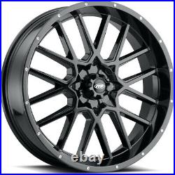 I. T. P. Hurricane Wheel Matte Black 20x6.5, 4+2.5, 4/156 #2022518705B