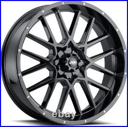 I. T. P. Matte Black Hurricane Wheel 20x6.5, 4+2.5, 4/156 2022518705B